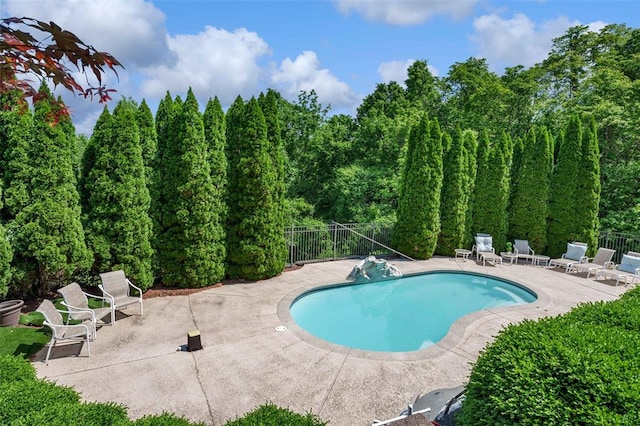 169 Fick Farm Rd, Chesterfield, MO 63005 - view of swimming pool with a patio