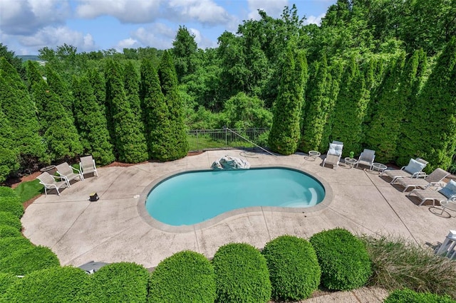 169 Fick Farm Rd, Chesterfield, MO 63005 - view of swimming pool with a patio