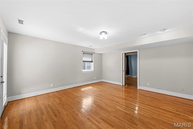 8261 Watson Rd, Saint Louis, MO 63119 - unfurnished room featuring light wood-style floors and baseboards