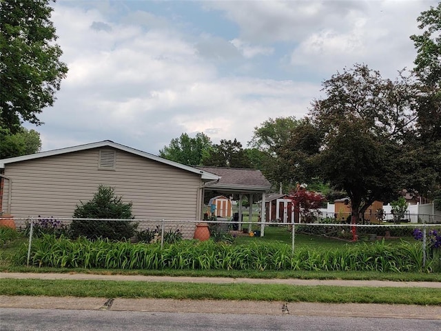 view of ranch-style home