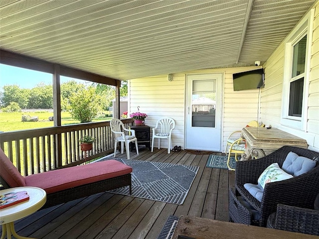 106 W Iowa St, Trenton, IL 62293 - view of deck