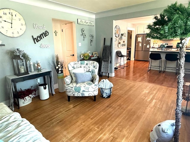 106 W Iowa St, Trenton, IL 62293 - living room with light wood-style flooring
