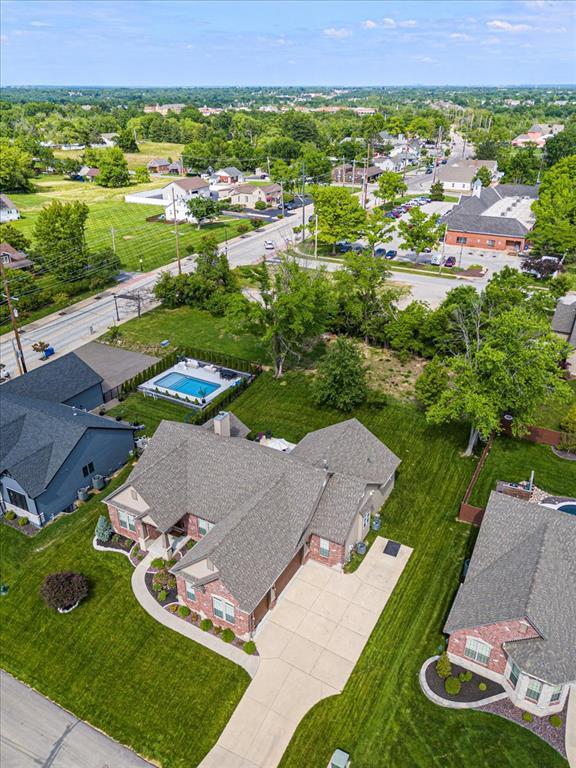 2604 Center Ave, Wildwood, MO 63040 - aerial perspective of suburban area