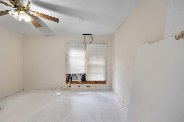 6 Clay St, Park Hills, MO 63601 - empty room featuring a ceiling fan, cooling unit, and baseboards