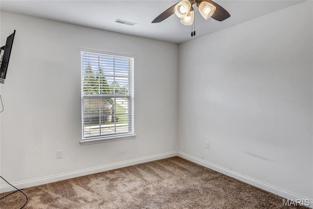 2001 Paul Renaud Blvd, Lake St Louis, MO 63367 - unfurnished room with carpet flooring, ceiling fan, and baseboards
