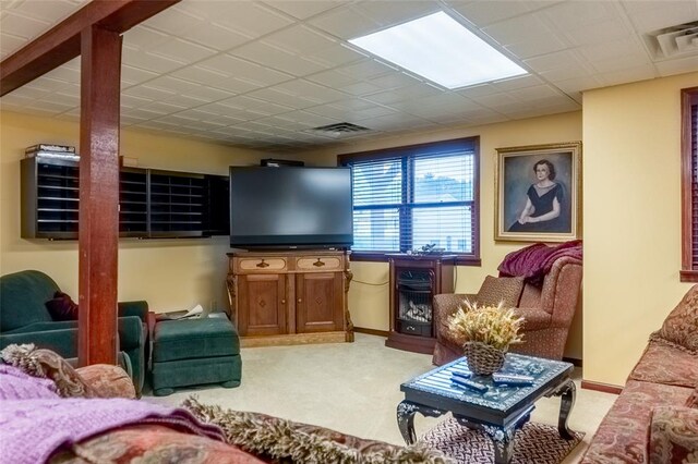 205 Hickman Dr, Bowling Green, MO 63334 - living area featuring light colored carpet