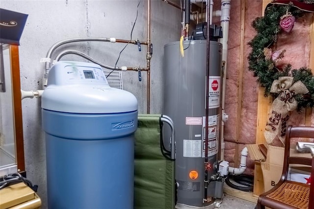 205 Hickman Dr, Bowling Green, MO 63334 - utility room featuring water heater