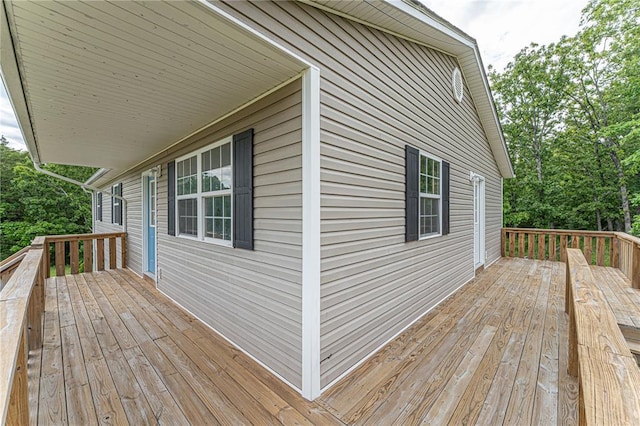 26805 Stephanie Ln, Laquey, MO 65534 - view of wooden deck
