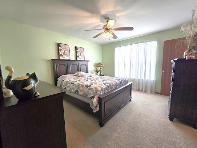 817 Daniels Trl, Marthasville, MO 63357 - bedroom with light colored carpet and ceiling fan
