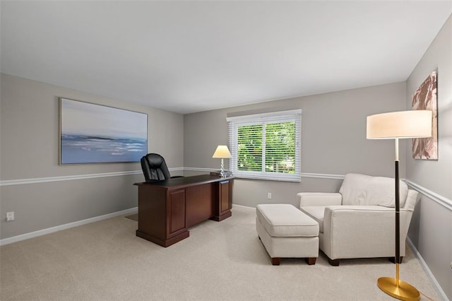 1807 Brookcreek Ln, Kirkwood, MO 63122 - office with light carpet and baseboards