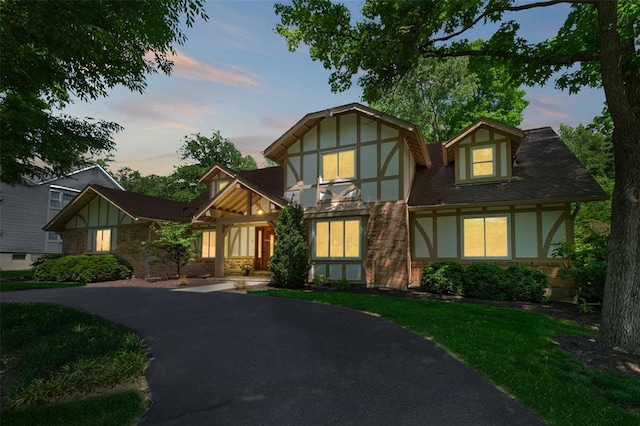 1807 Brookcreek Ln, Kirkwood, MO 63122 - tudor house with brick siding