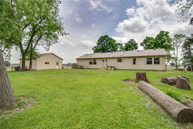 27467 Spruce Rd, Greenfield, IL 62044 - back of property featuring metal roof