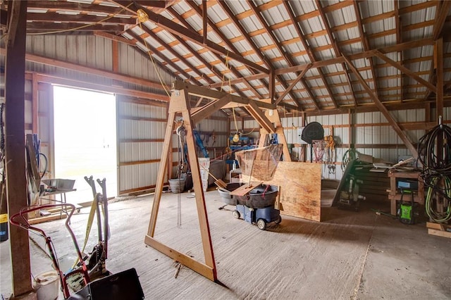 27467 Spruce Rd, Greenfield, IL 62044 - misc room featuring lofted ceiling
