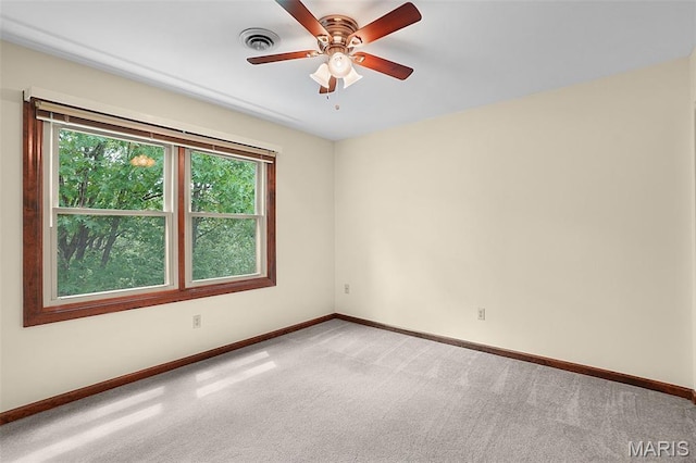 1553 Ridge Rd, Wildwood, MO 63021 - unfurnished room featuring light carpet and a ceiling fan