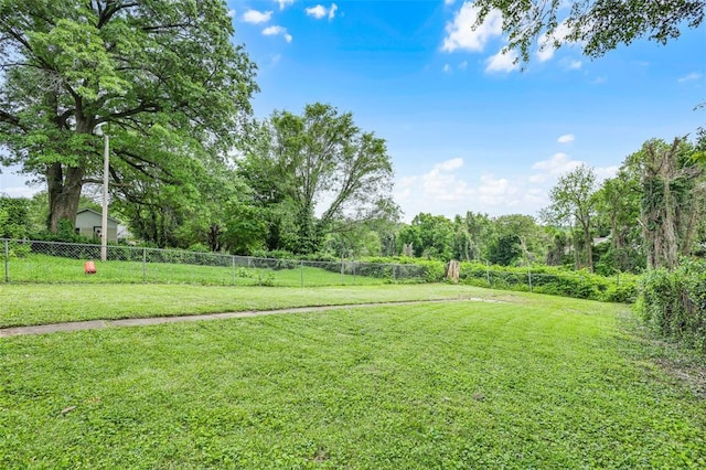 view of yard