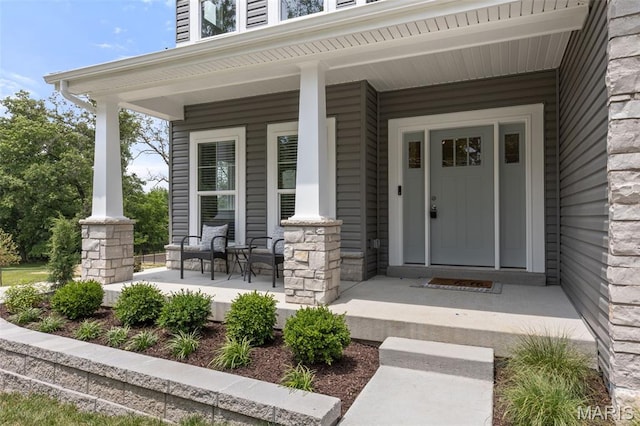 401 Rayburn Ave, Sunset Hills, MO 63127 - doorway to property with covered porch