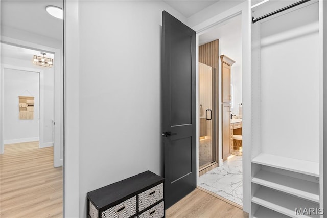 401 Rayburn Ave, Sunset Hills, MO 63127 - mudroom featuring light wood-style flooring