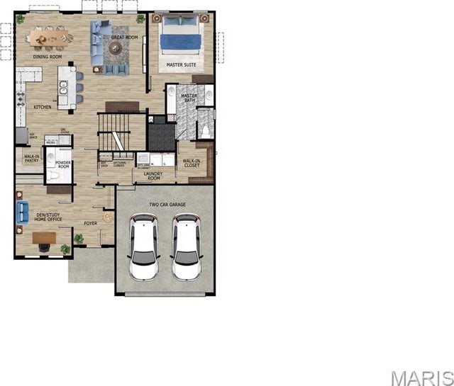 401 Rayburn Ave, Sunset Hills, MO 63127 - room layout