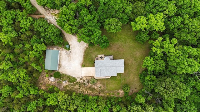 aerial view of property's location