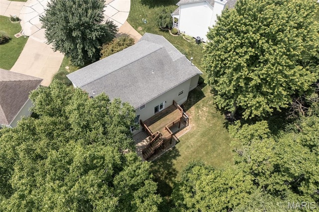 881 Sara Beth Ct, Saint Peters, MO 63376 - view from above of property