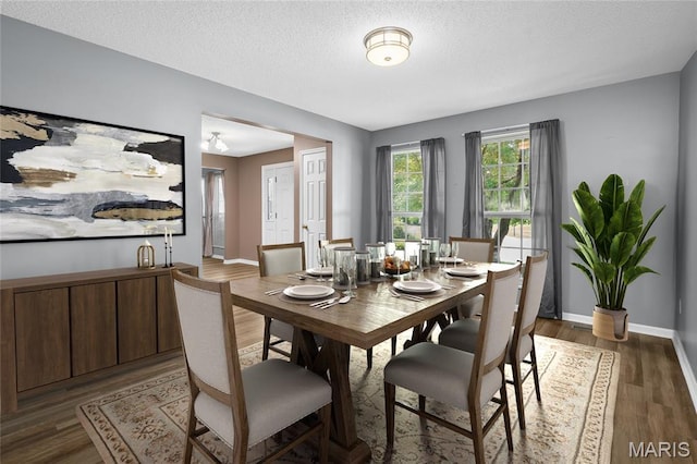 881 Sara Beth Ct, Saint Peters, MO 63376 - dining area with wood finished floors and a textured ceiling