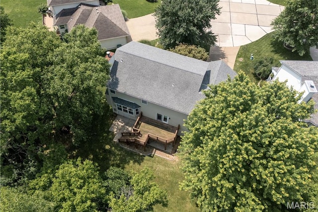 881 Sara Beth Ct, Saint Peters, MO 63376 - view from above of property