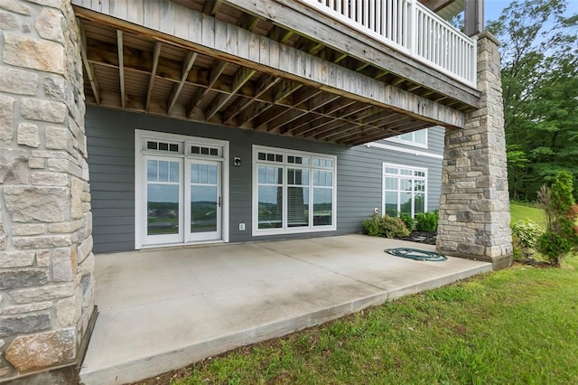 4196 Stone Crest Cpe, Girardeau, MO 63701 - view of patio / terrace with a balcony