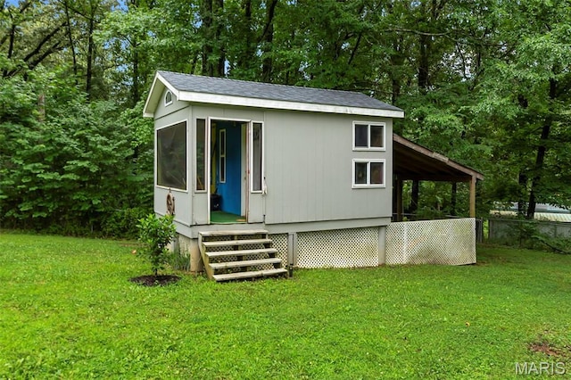 15092 State Highway Ad, Dexter, MO 63841 - view of outdoor structure with view of wooded area