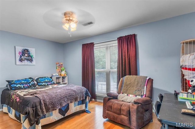 15092 State Highway Ad, Dexter, MO 63841 - bedroom with wood finished floors and a ceiling fan