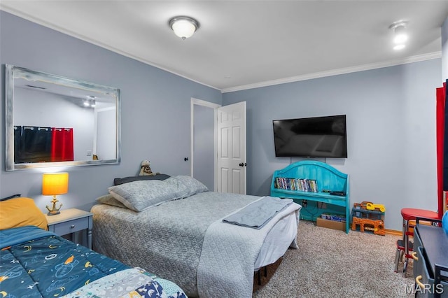 15092 State Highway Ad, Dexter, MO 63841 - carpeted bedroom with crown molding