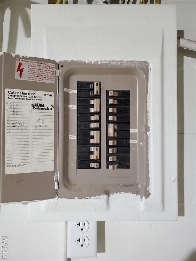 1225 Bloomfield Rd, Cape Girardeau, MO 63703 - utility room featuring electric panel