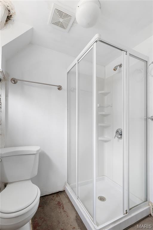 870 Tuxedo Blvd, Saint Louis, MO 63119 - full bathroom with a stall shower and concrete flooring
