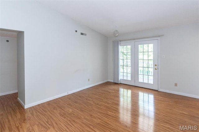 902 Hanna Place Ct Unit A, Manchester, MO 63021 - empty room featuring light wood-style flooring and baseboards