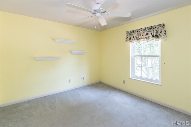 902 Hanna Place Ct Unit A, Manchester, MO 63021 - unfurnished room with carpet floors and a ceiling fan