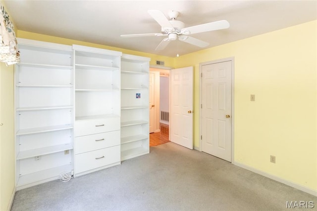 902 Hanna Place Ct Unit A, Manchester, MO 63021 - unfurnished bedroom with light carpet and a ceiling fan