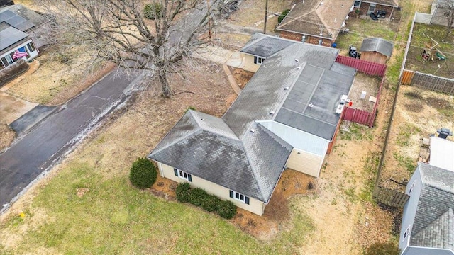 view of subject property