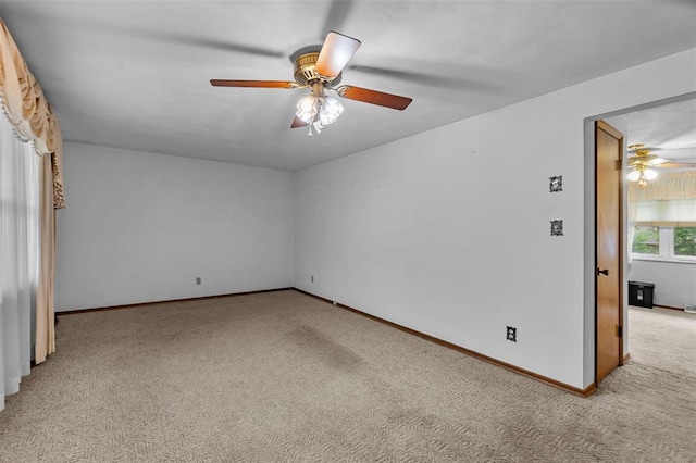 626 Sue Dr, Jackson, MO 63755 - unfurnished bedroom with carpet flooring, baseboards, and a ceiling fan
