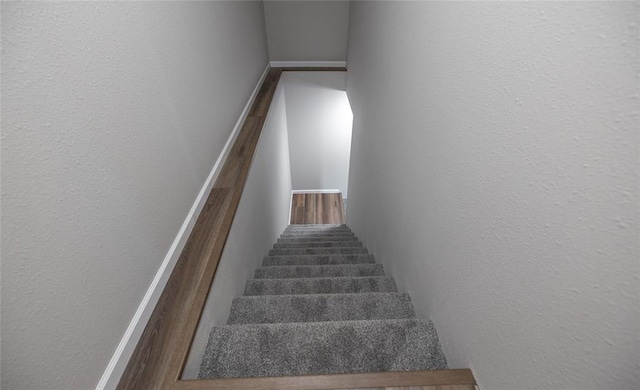 20998 Halifax Dr, Saint Robert, MO 65584 - stairs featuring a textured wall