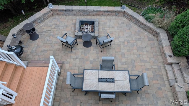 943 Sheffield Forest Ct, Saint Louis, MO 63021 - view of patio with outdoor dining area
