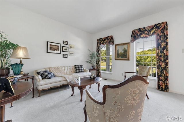 943 Sheffield Forest Ct, Saint Louis, MO 63021 - living area featuring carpet floors and plenty of natural light