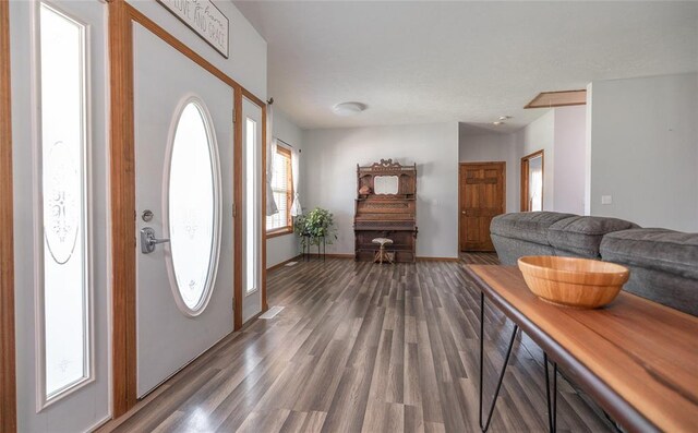 12755 Echo Ln, Plato, MO 65552 - entryway featuring wood finished floors and baseboards