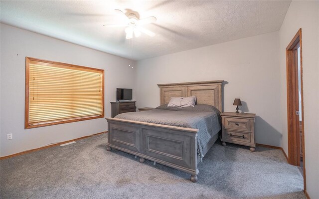 12755 Echo Ln, Plato, MO 65552 - bedroom featuring carpet floors, a ceiling fan, and baseboards