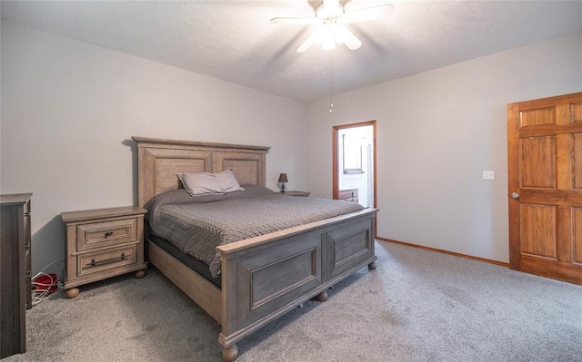 12755 Echo Ln, Plato, MO 65552 - carpeted bedroom featuring baseboards and a ceiling fan