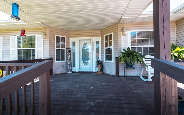 12755 Echo Ln, Plato, MO 65552 - doorway to property featuring a porch