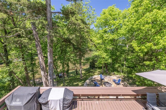 600 Innisfree Lake Dr, Innsbrook, MO 63390 - view of wooden deck