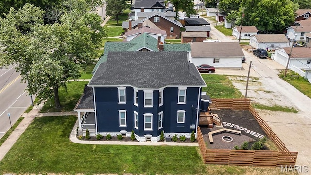2111 W Main St, Belleville, IL 62226 - aerial perspective of suburban area