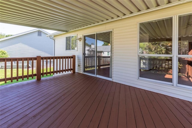 487 Prentice Dr, Ofallon, MO 63376 - view of wooden terrace