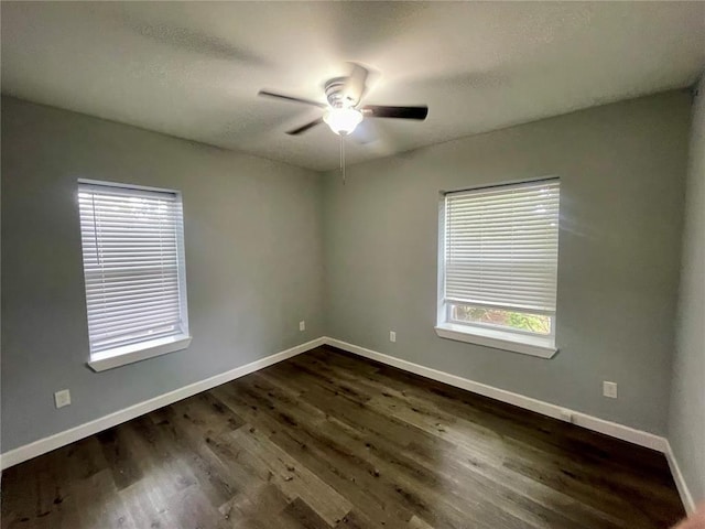 2715 Arkansas Ave, Saint Louis, MO 63118 - spare room with plenty of natural light, baseboards, and a ceiling fan