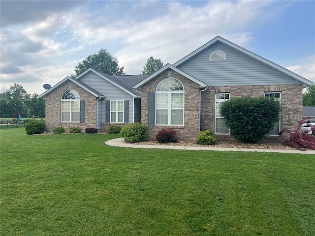 7867 Lebanon Rd, Troy, IL 62294 - single story home with a front lawn and brick siding