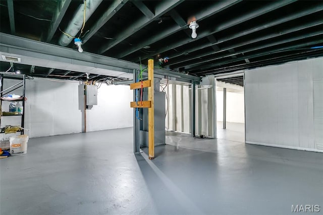 8115 Myrick St, Berkeley, MO 63134 - basement with electric panel
